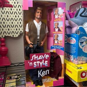 1999 SHAVE ‘N STYLE KEN - 23788 - ORIGINAL BOX UNOPENED NEW